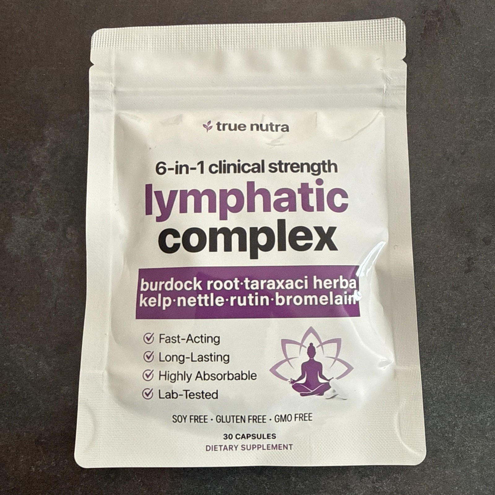 Lymphatic Complex 30 Capsules 6-in-1 Clinical Strength
