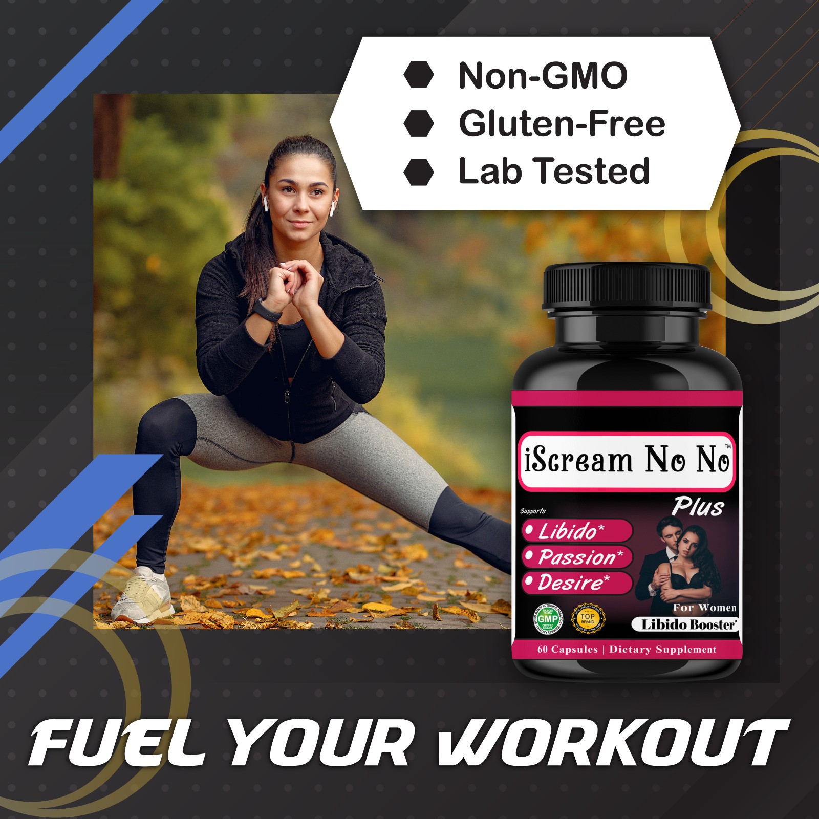 FEMALE AROUSAL PILLS, Libido Booster for Women for Pleasure, Desire, Excitement