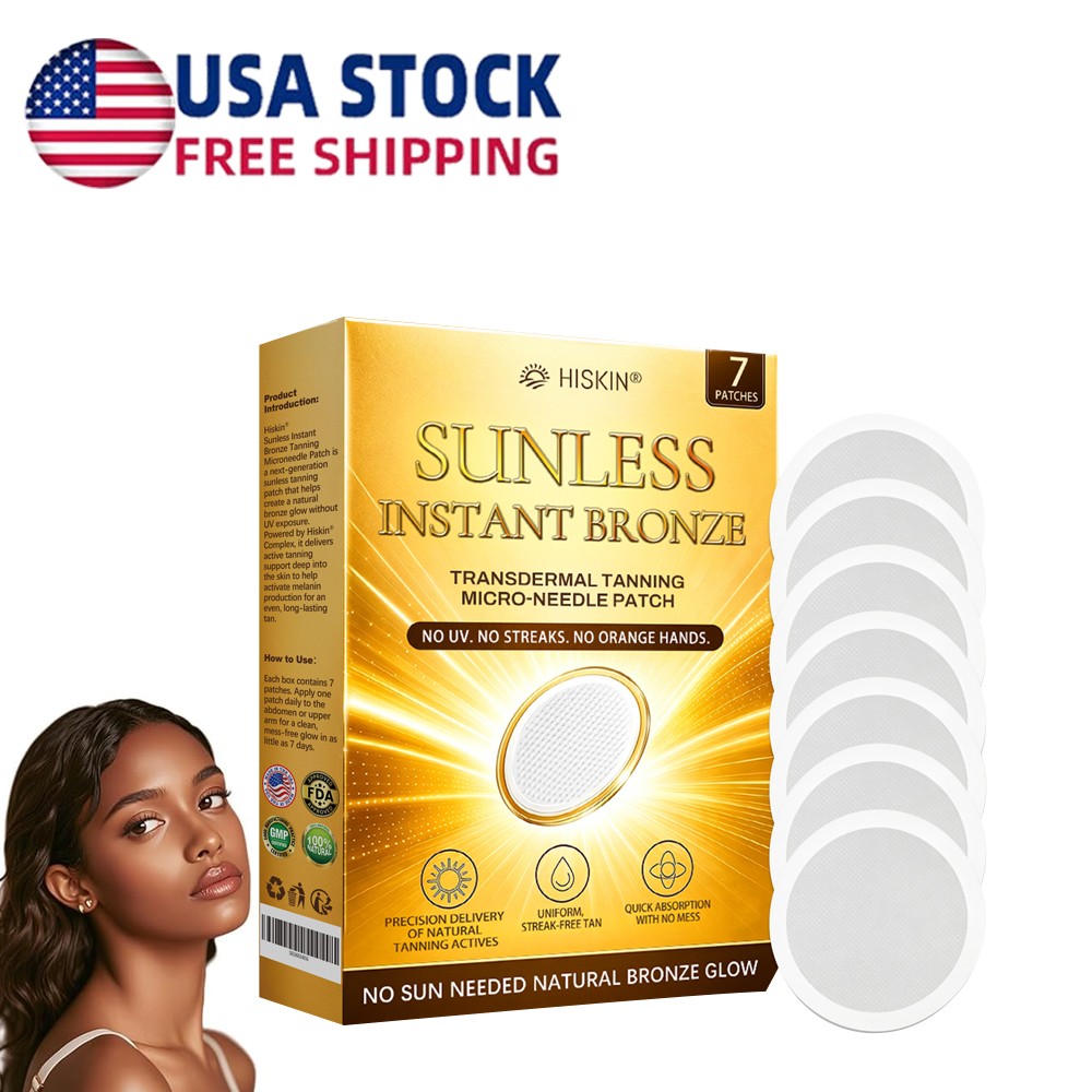 Hiskin Sunless Natural Glow Tanning Microdarts Patch Enhances Your Natural Tan