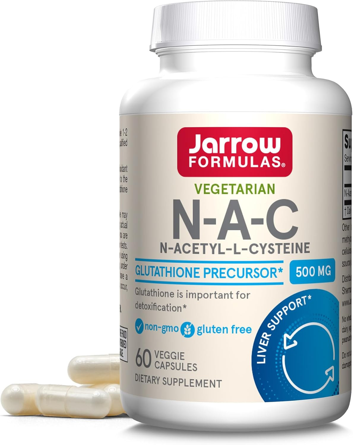 ® N-A-C 500 Mg, Dietary Supplement, Antioxidant Support for Liver Health, 60 …