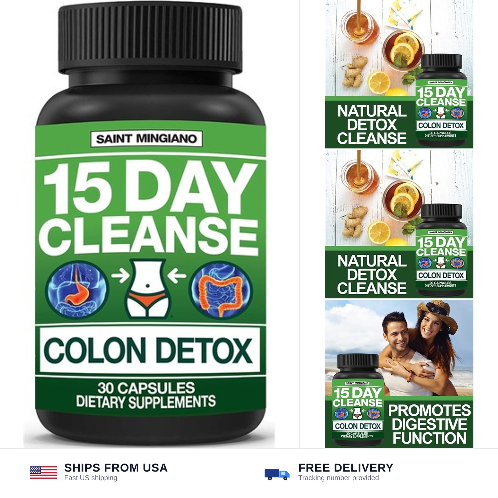 15 Day Cleanse | Colon Detox with Natural Laxative for Constipation & Bloatin…