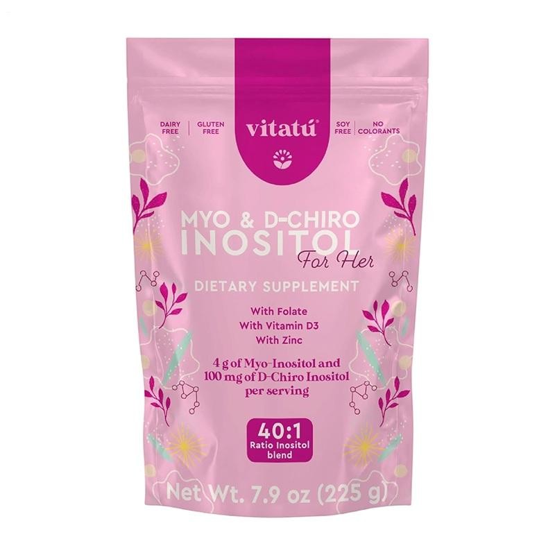 Myo Vitatú Inositol (4g) & D-Chiro Inositol (1g) Ideal Mix 40:1 Containing Folic