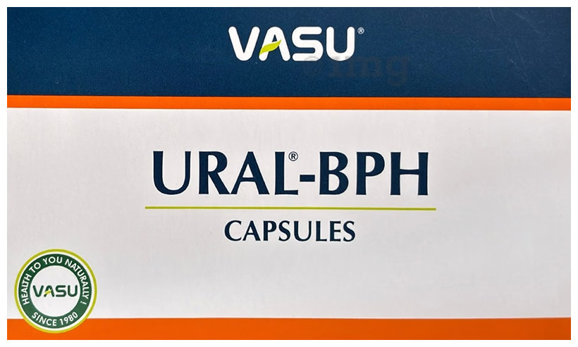 Vasu Ural-BPH Capsules 60 Count | Herbal Wellness Support | FREE SHIPPING