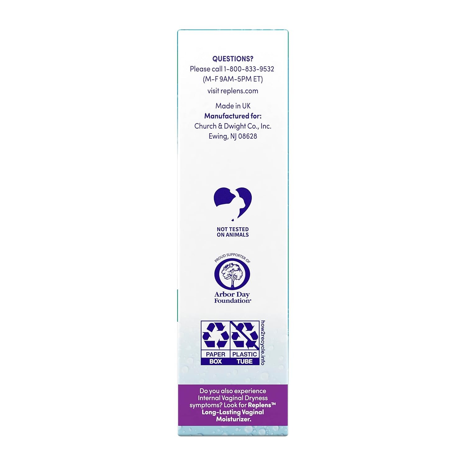 Replens Moisturizer External Comfort Gel for Vaginal Dryness, 1.5 oz