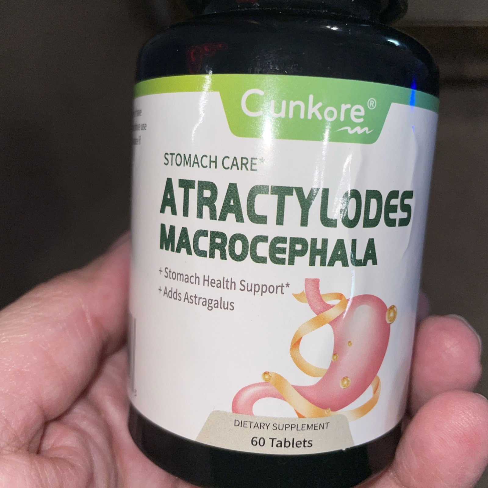 Cunkore Atractylodes Macrocephala Stomach Support 60 tabs Digestion Support