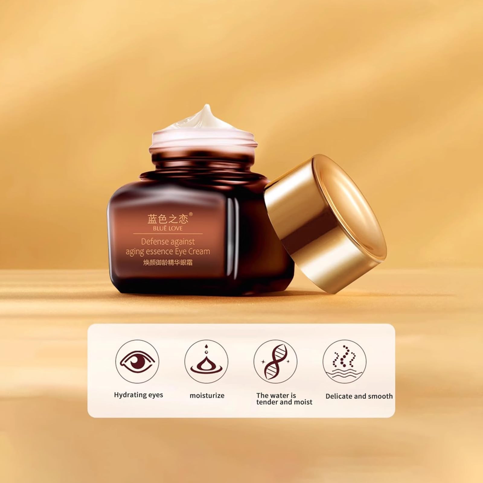 BLUE LOVE Anti-Aging Eye Cream – Reduces Dark 0.68 Fl Oz (Pack of 1), White