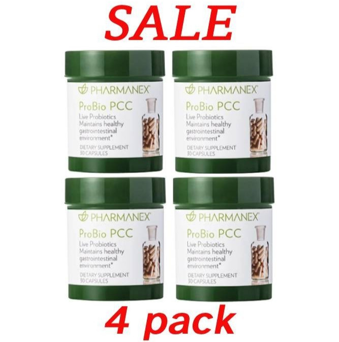 Nu Skin Pharmanex ProBio PCC – 4 pack – 30 CAPSULES NEW 07/2026