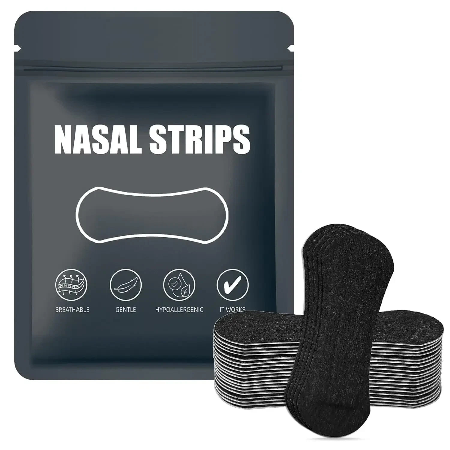Extra Strength Nasal Strips (30 Pack) – Congestion & Snoring Relief!