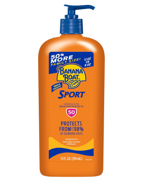Banana Boat Sport Ultra Sunscreen Body Lotion SPF 50 Family Size 12 fl oz