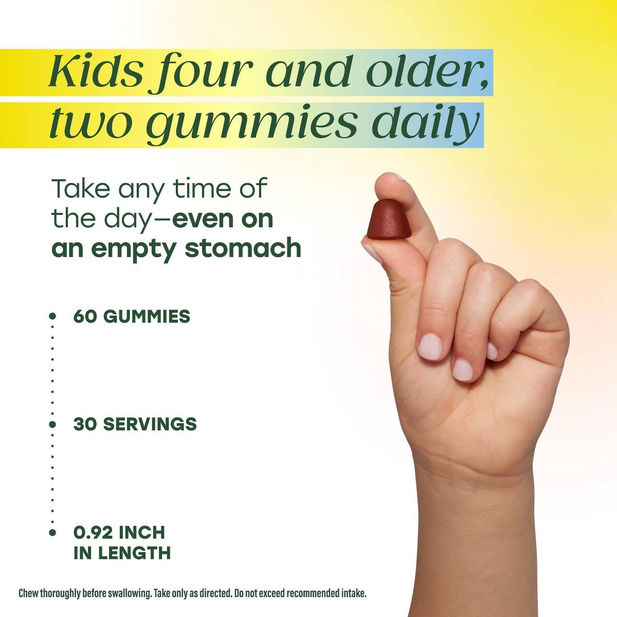 MegaFood Kids’ Multivitamin, Vitamin C, Vitamin D & Choline, Vegetarian – 60ct