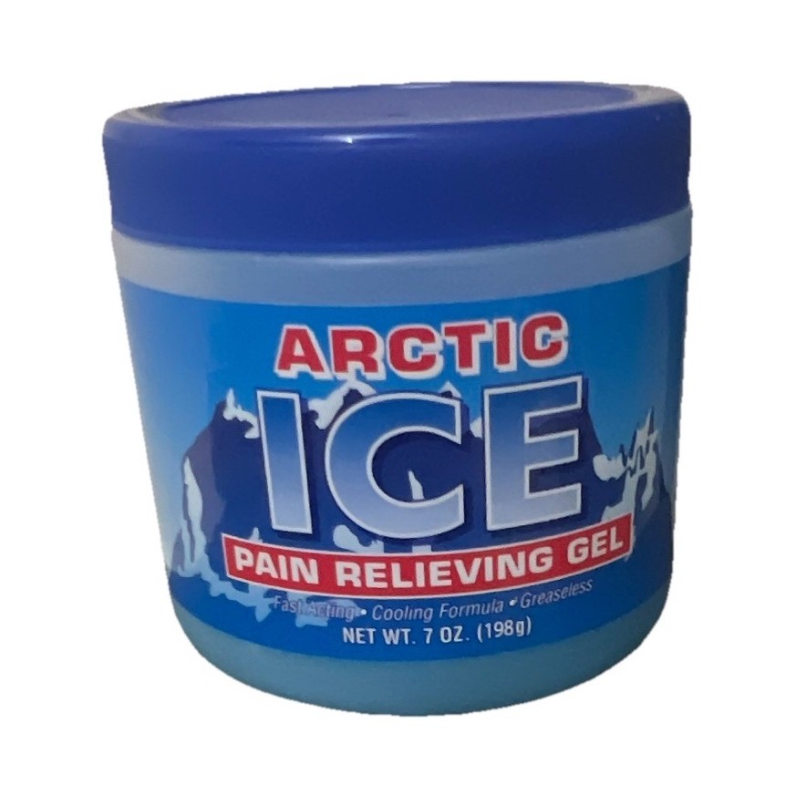Arctic Ice Menthol 2.5% Pain Relief Gel, Cooling Greaseless Topical 7 oz ki