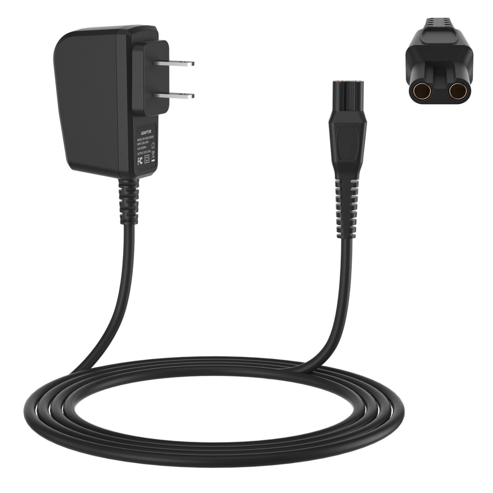 100-240V~0.3A 50/60HZ Input Charger Cord For Bodygroom: 3100 3200 5100 7100