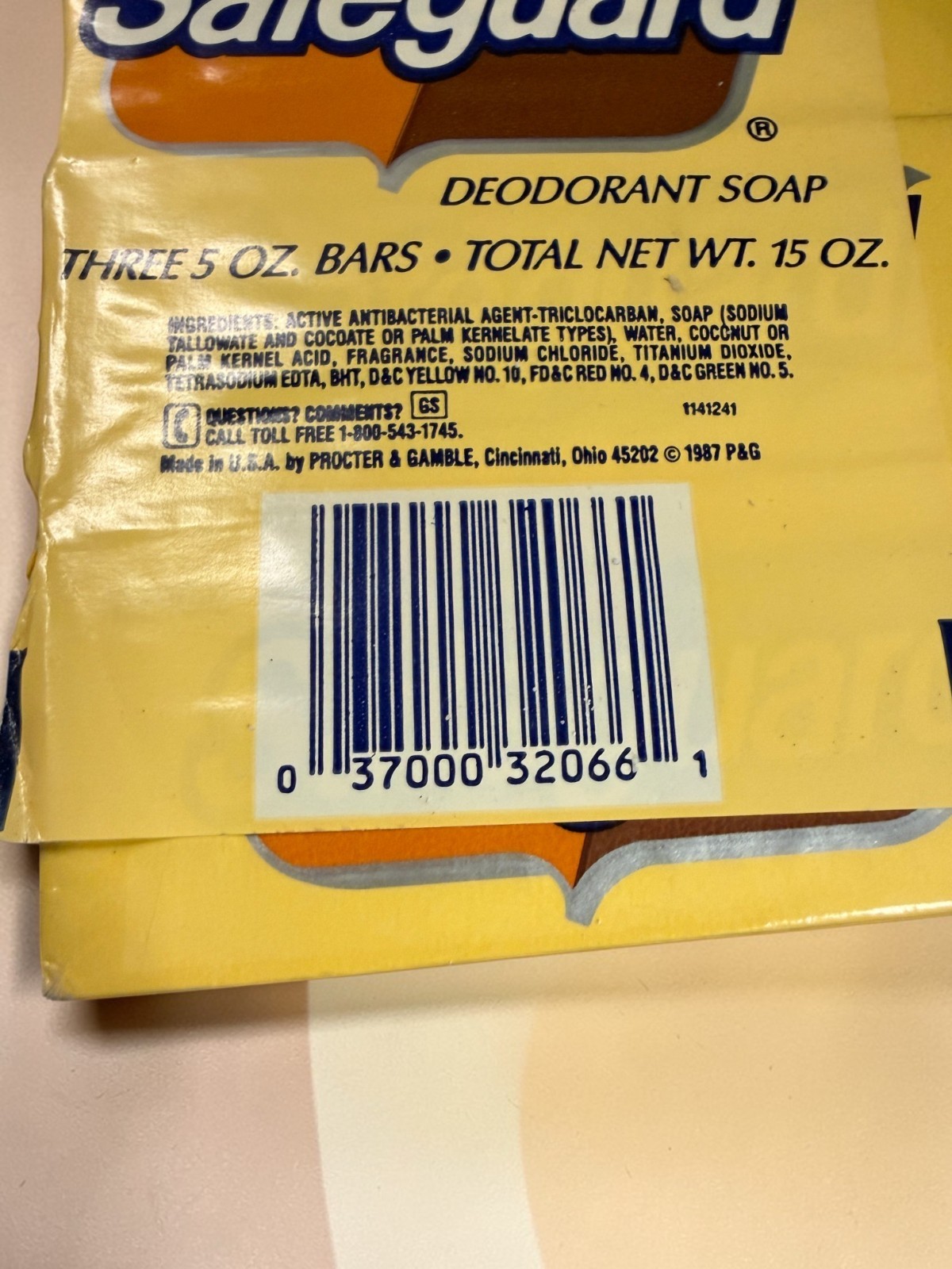 Vintage Safeguard Deodorant Soap 3 Bar Pack 5oz Each NOS Procter & Gamble