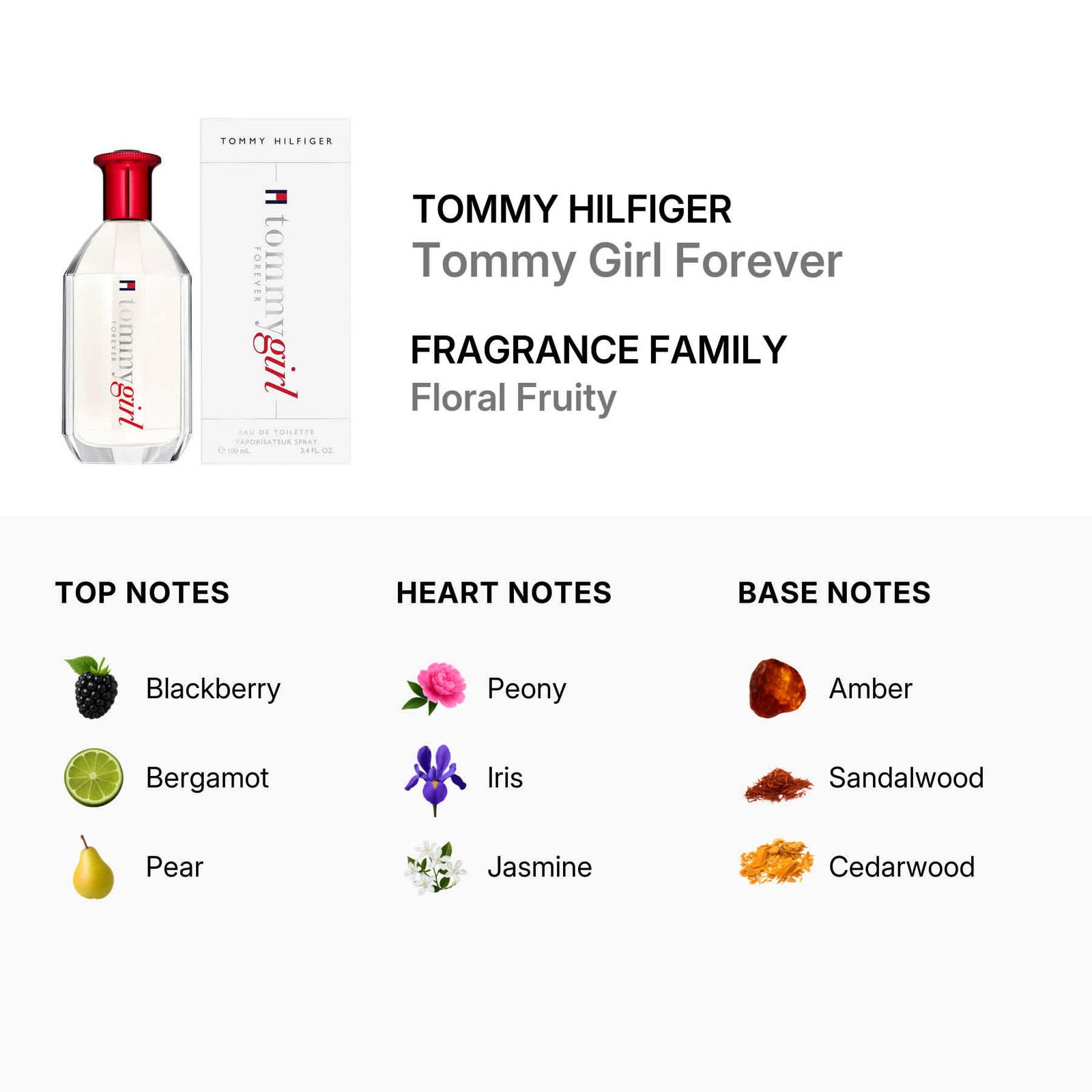 Tommy Hilfiger Ladies Tommy Girl Forever EDT Spray 3.4 oz Fragrances