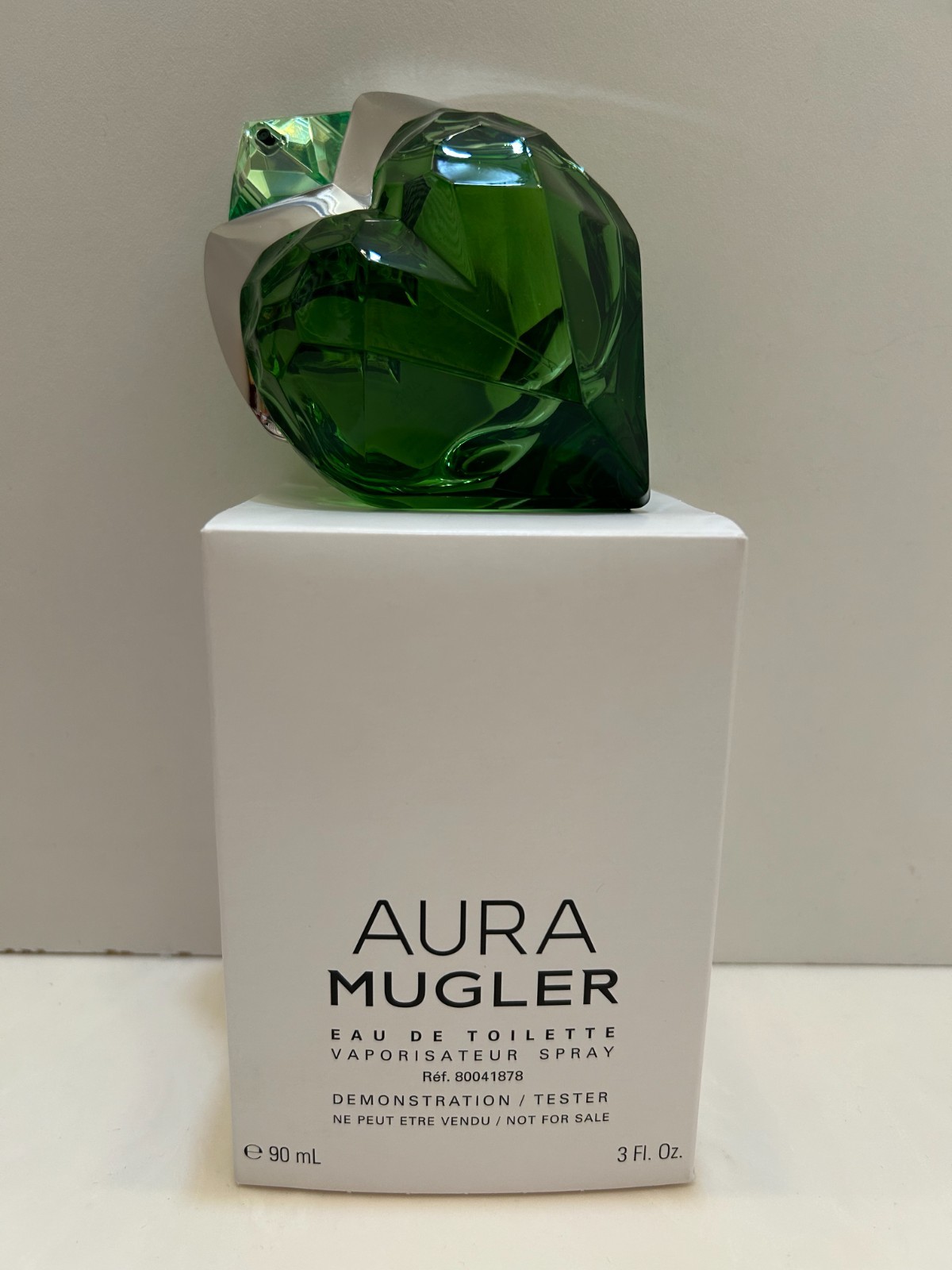Aura Mugler by Thierry Mugler Eau de Toilette Spray 3 oz 90 ml New in Tester Box