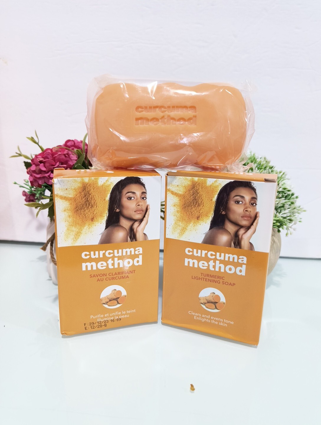 Lot Of 2 Curcuma Method Whitening body Curcuma Tumeric soap (180g) Each