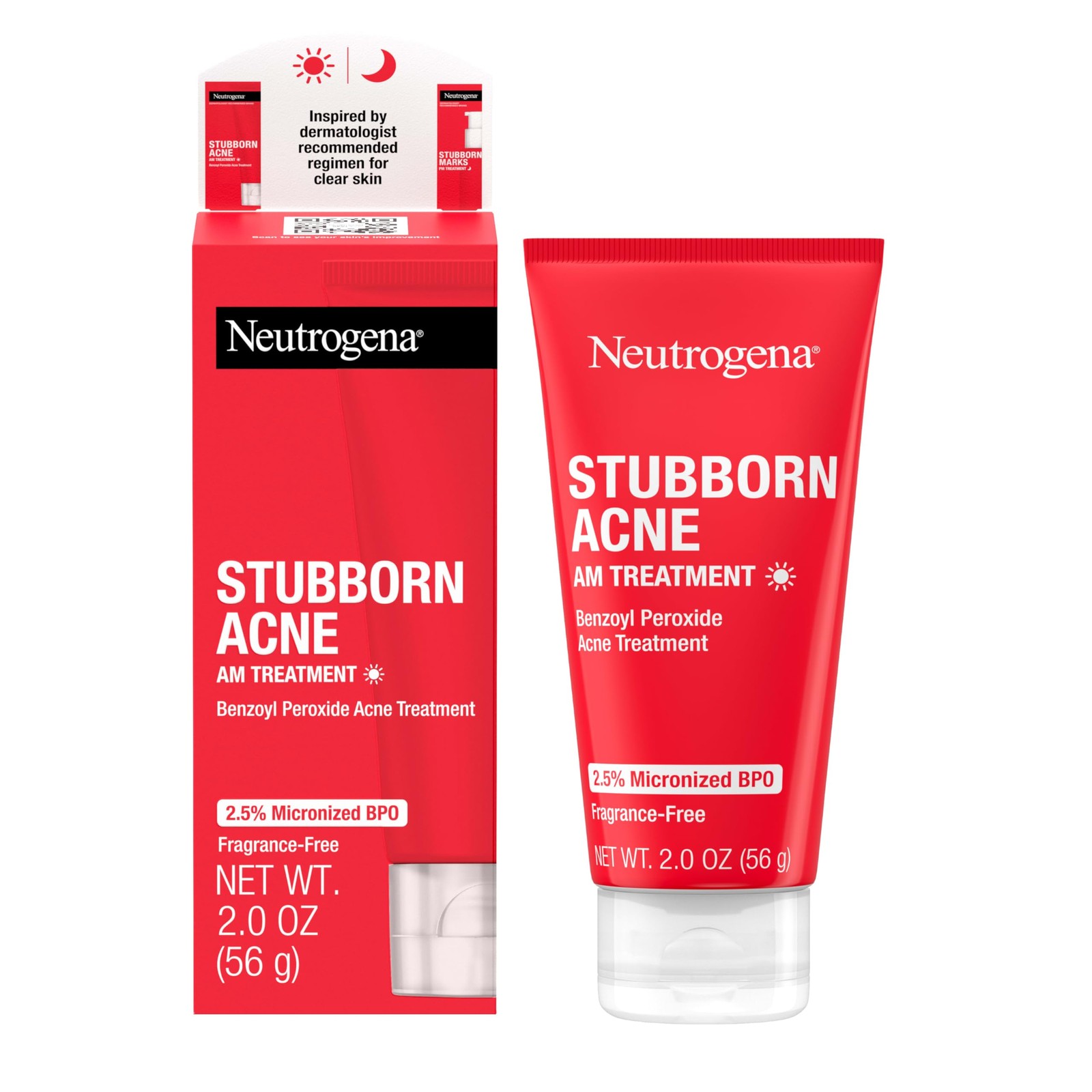 Neutrogena Stubborn Acne AM Face Treatment 2 Ounce (Pack of 1),