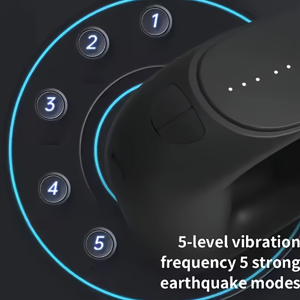 Well-Crafted Stable Stylish 3000mAh Multifunctional 5-Speed Fascia Ring Massager