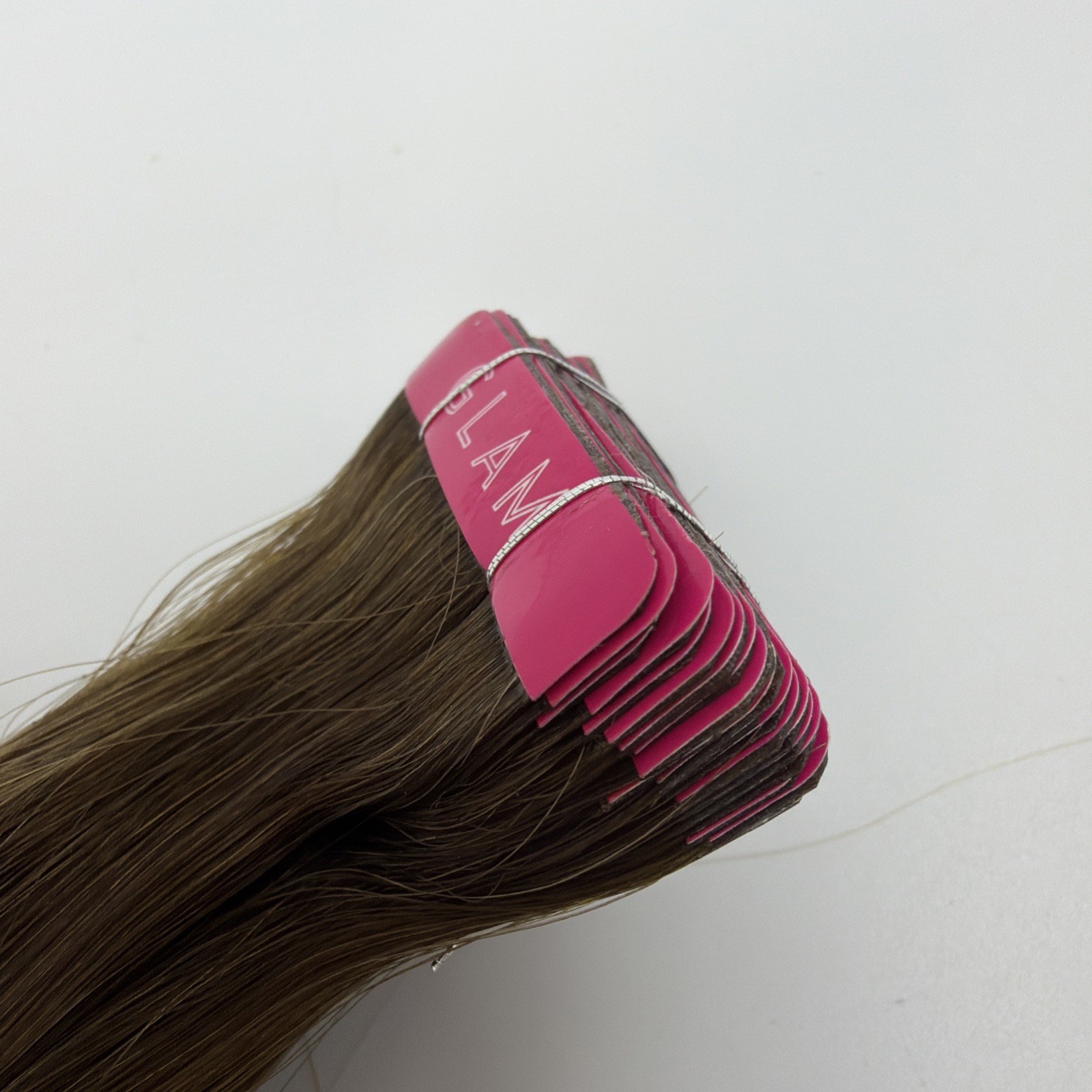 2x Glam Seamless 20” Body Wave Tape in Hair Extensions Golden Brown Golden Blon
