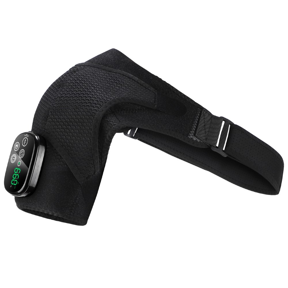 660nm & 850nm Red Light Therapy Shoulder Massager Heated Vibration Pain Relief
