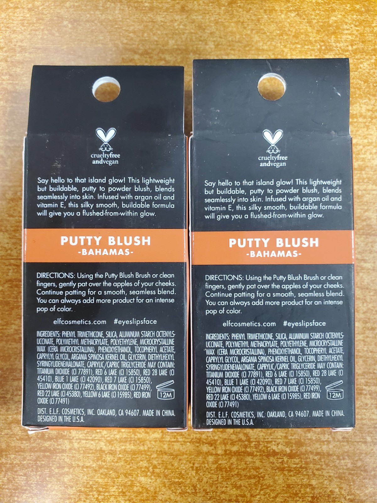 2 Pack: e.l.f. Putty Blush *Bahamas* Putty to Powder Natural Glow (KK3554)