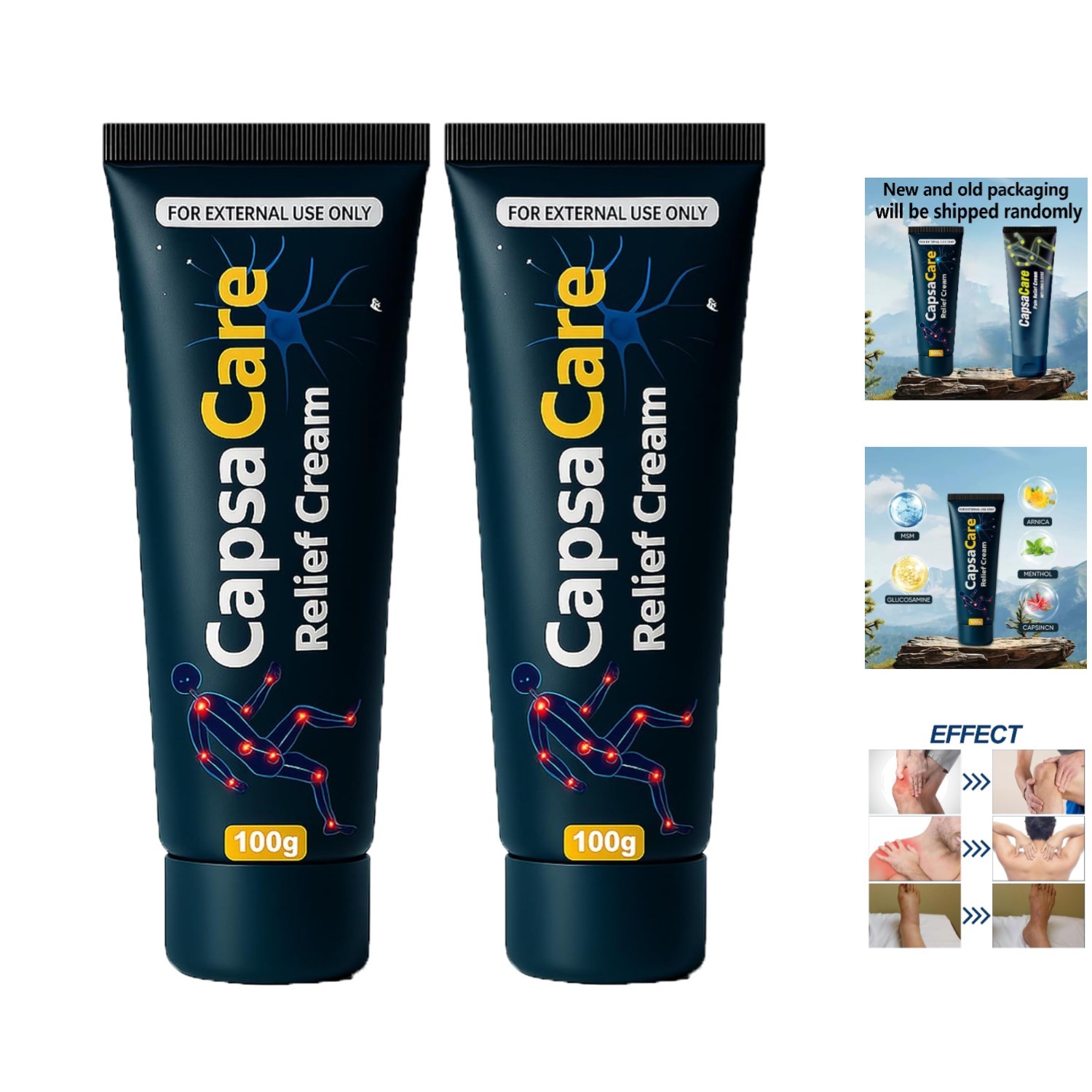Capsacare Neurosoothe Cream – Natural Neuropathy Relief for Feet & Muscles, 100g