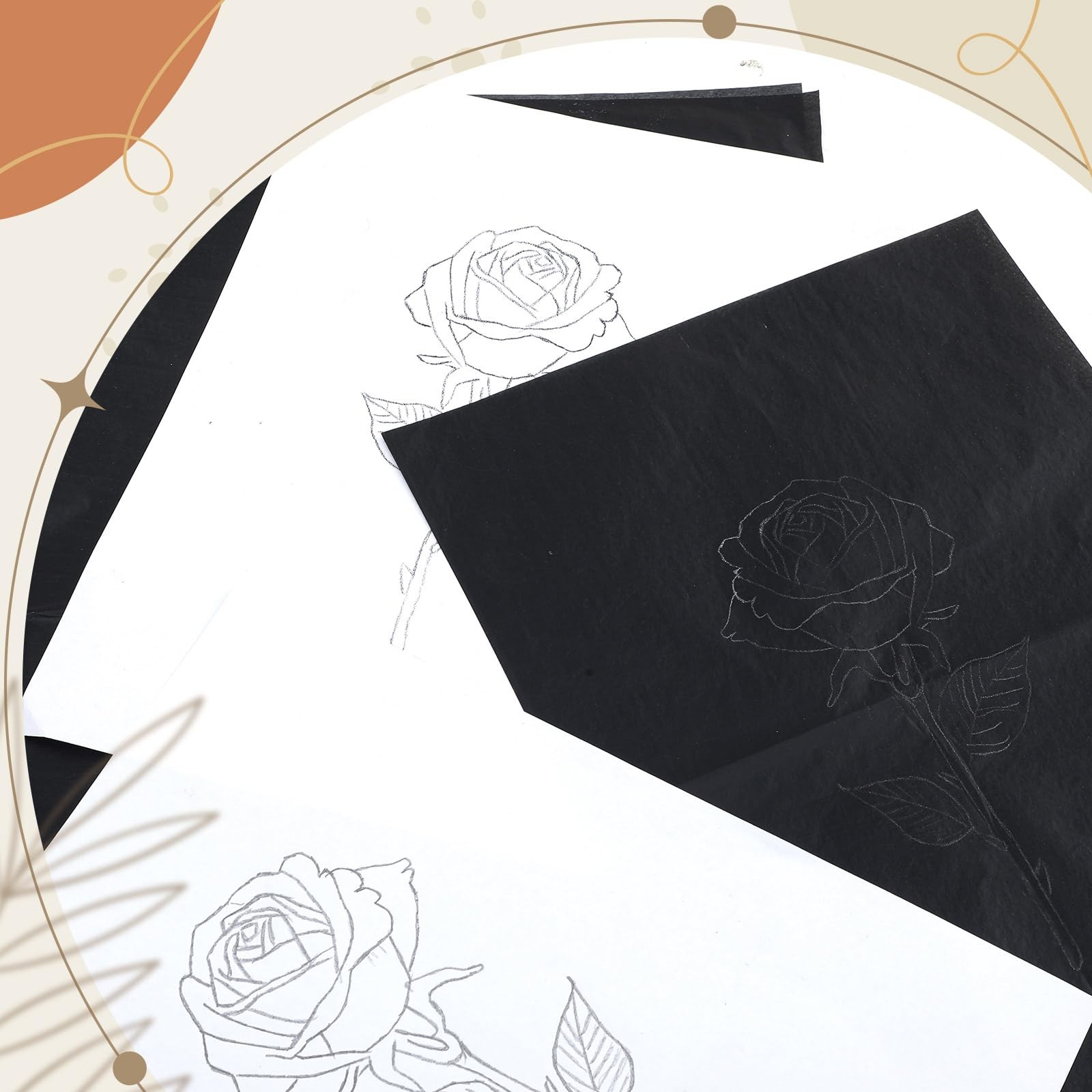 10 Sheets Large Carbon Transfer Paper For Tracing Drawing 18×24 In