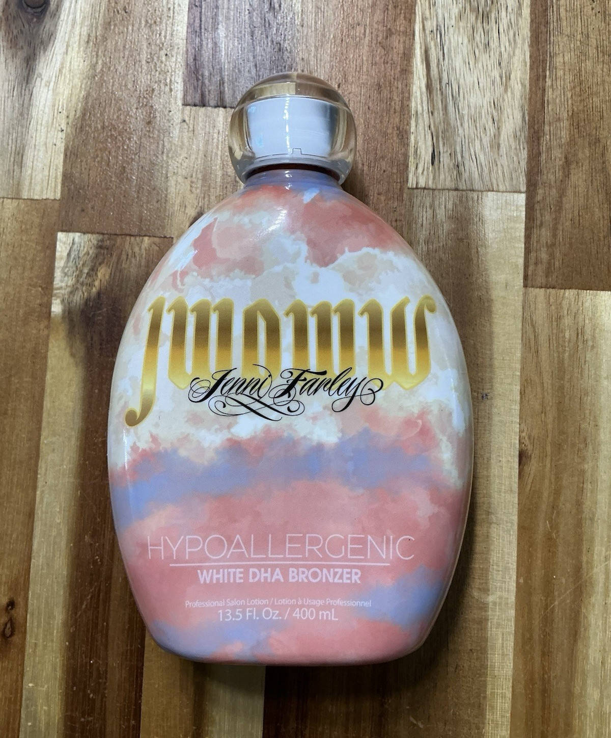 Jwoww Hypoallergenic White DHA Bronzer Sunbed Lotion, Full Body, 13.5 fl oz