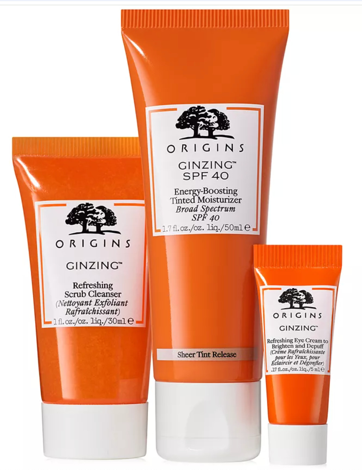 Origins GinZing Energy-Boosting Tinted Moisturizer SPF 40, 1.7 oz. Gift Set