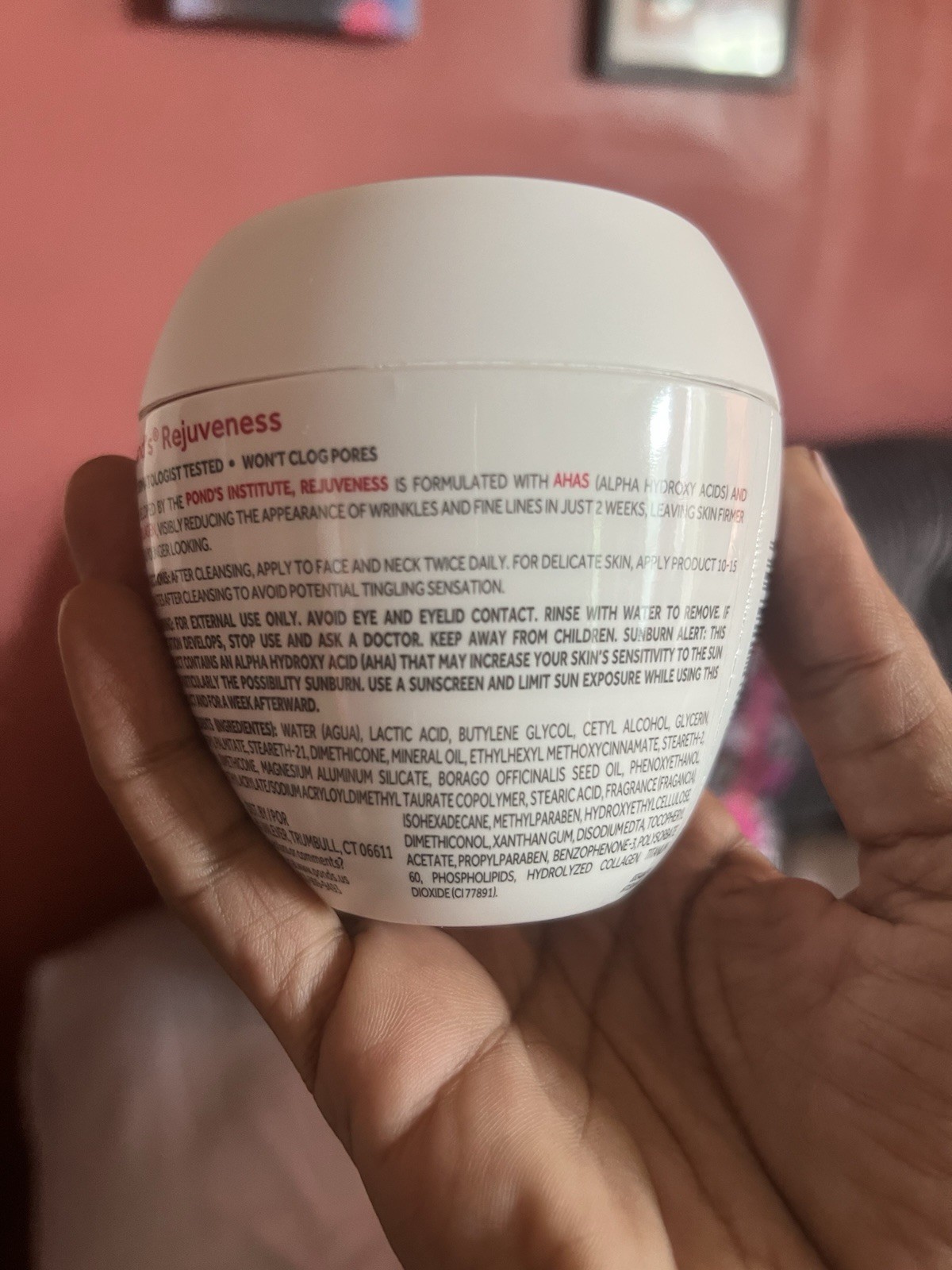 Pond’s Rejuveness Anti-Wrinkle Cream Lactic Acid Face/Neck 7 oz