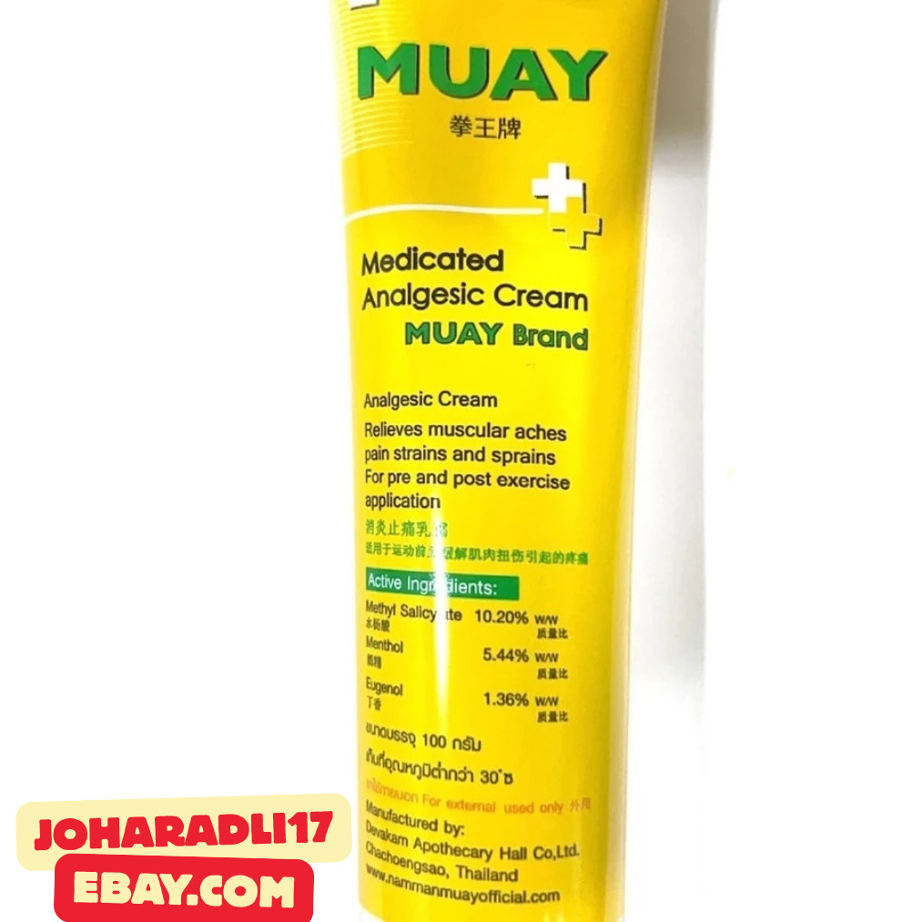 6 x Namman Muay Thai Boxing Cream 100g Liniment Warm Massage Oitment ORIGINAL