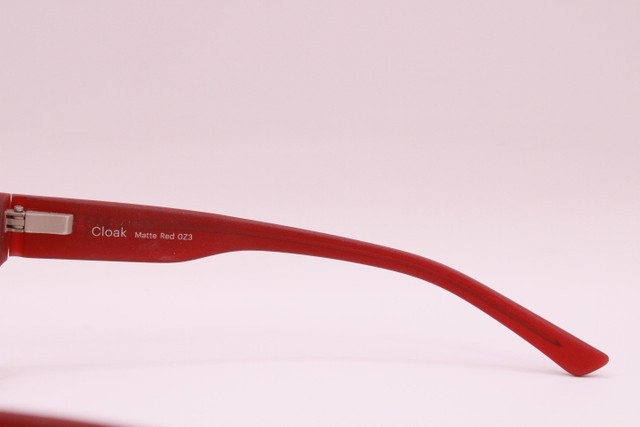 NEW SMITH OPTICS CLOAK 0Z3 MATTE RED AUTHENTIC EYEGLASSES 54-17