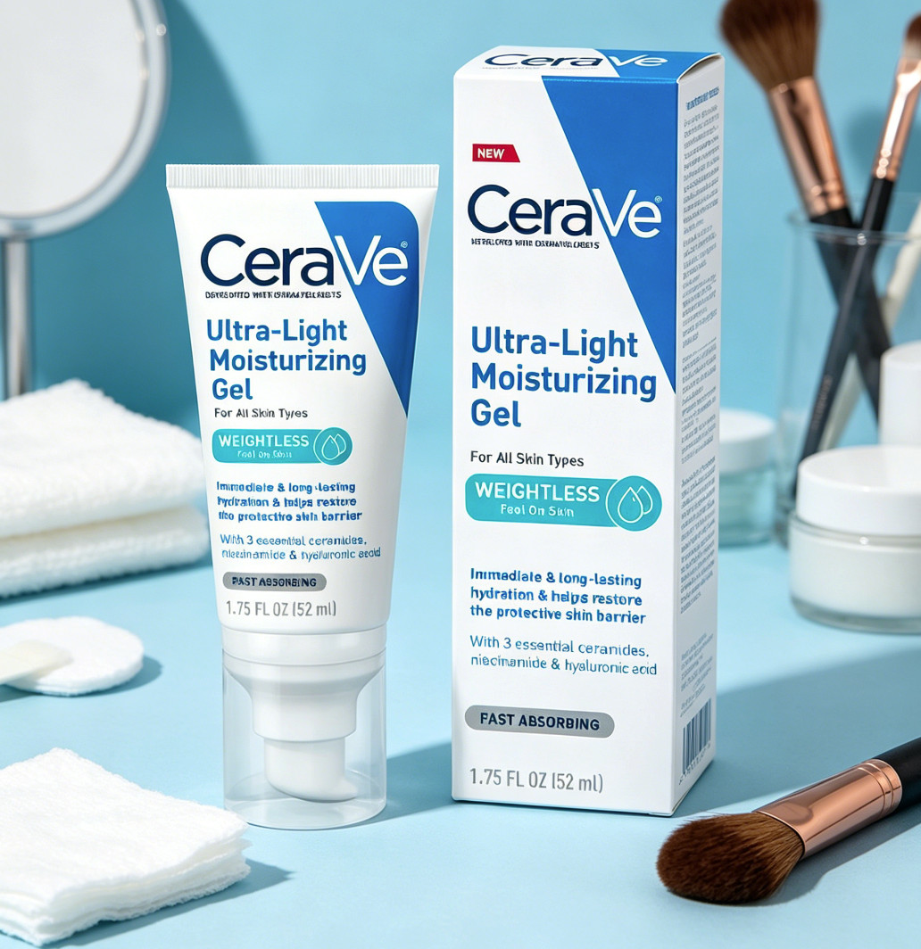 Cerave Ultra-Light Moisturzing Gel 1.75 oz /52 ml oil- free
