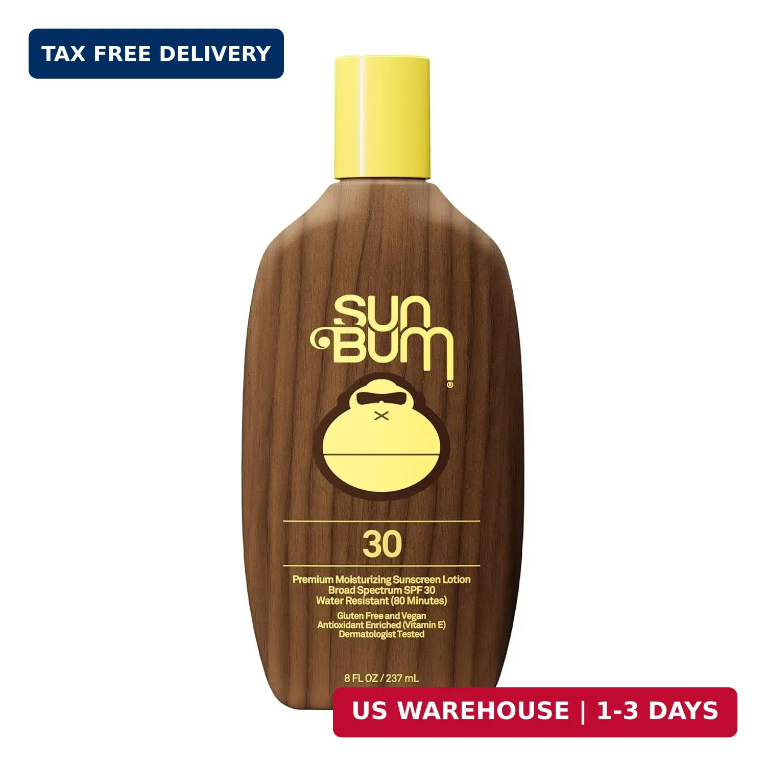 Sun Bum Original SPF 30 Sunscreen Body Lotion – Broad Spectrum Moisturizing Suns