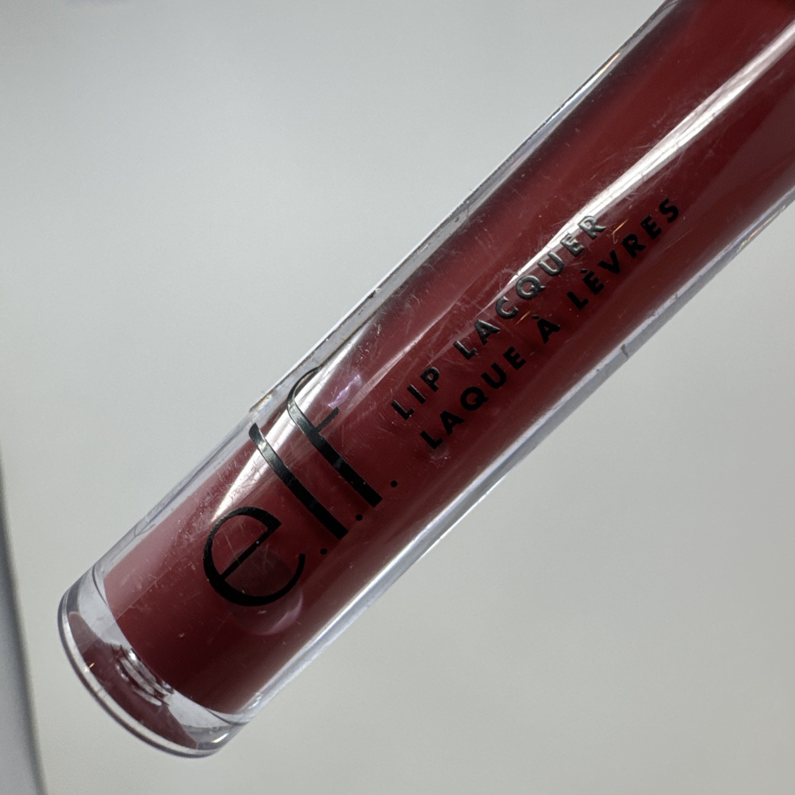 6 Pack E.l.f. Lip Lacquer Nourishing Non-Sticky 1 Count, Black Cherry Elf