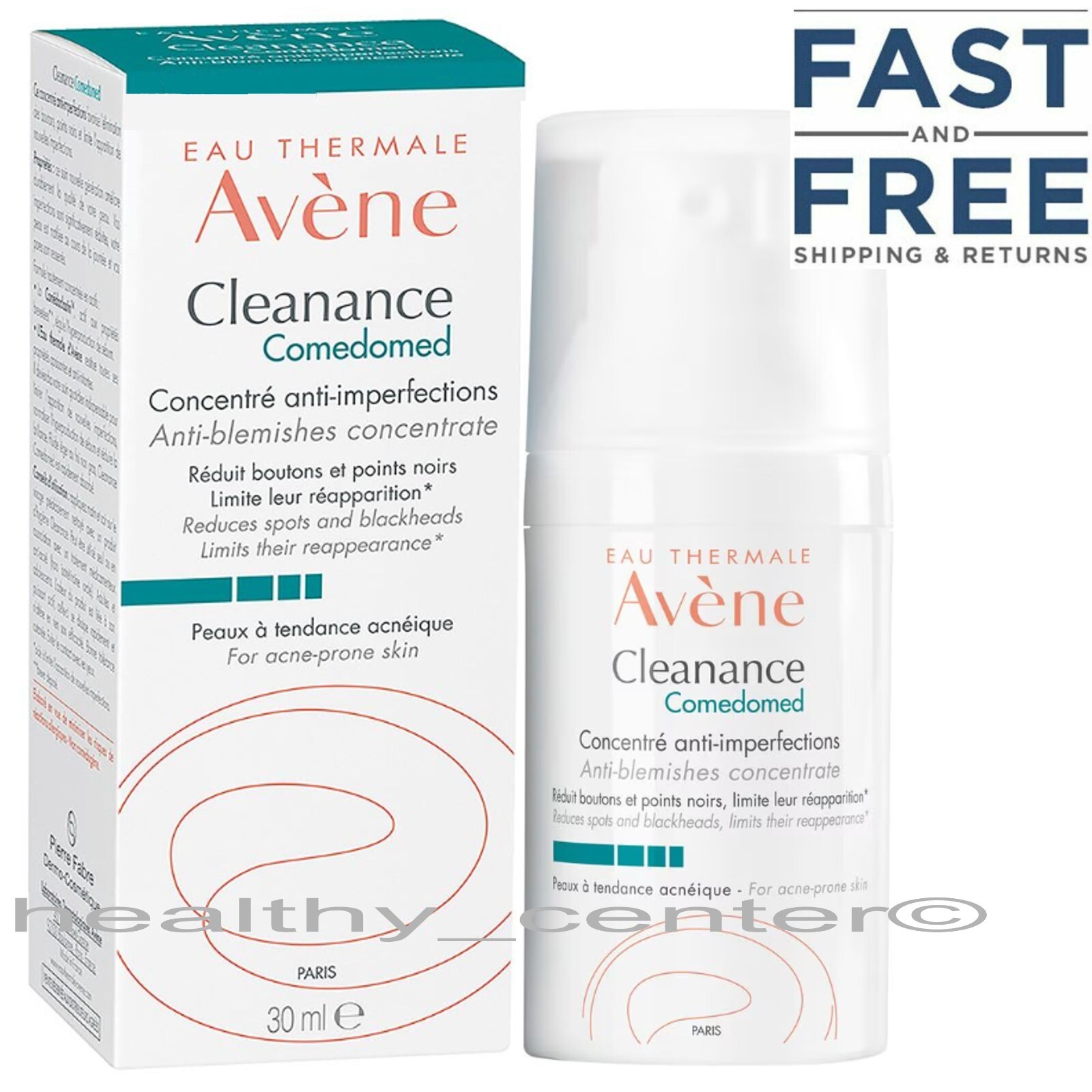 Avene Cleanance Comedomed Anti-Blemishes Concentrate 30ml NIB Exp. 11/2026
