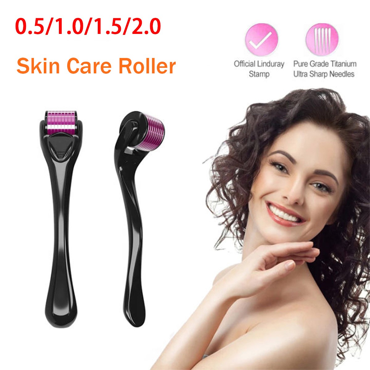 0.5/1.0/1.5/ 2.0 Size 540 Microneedle Scar Derma Roller For Facial Skin Care