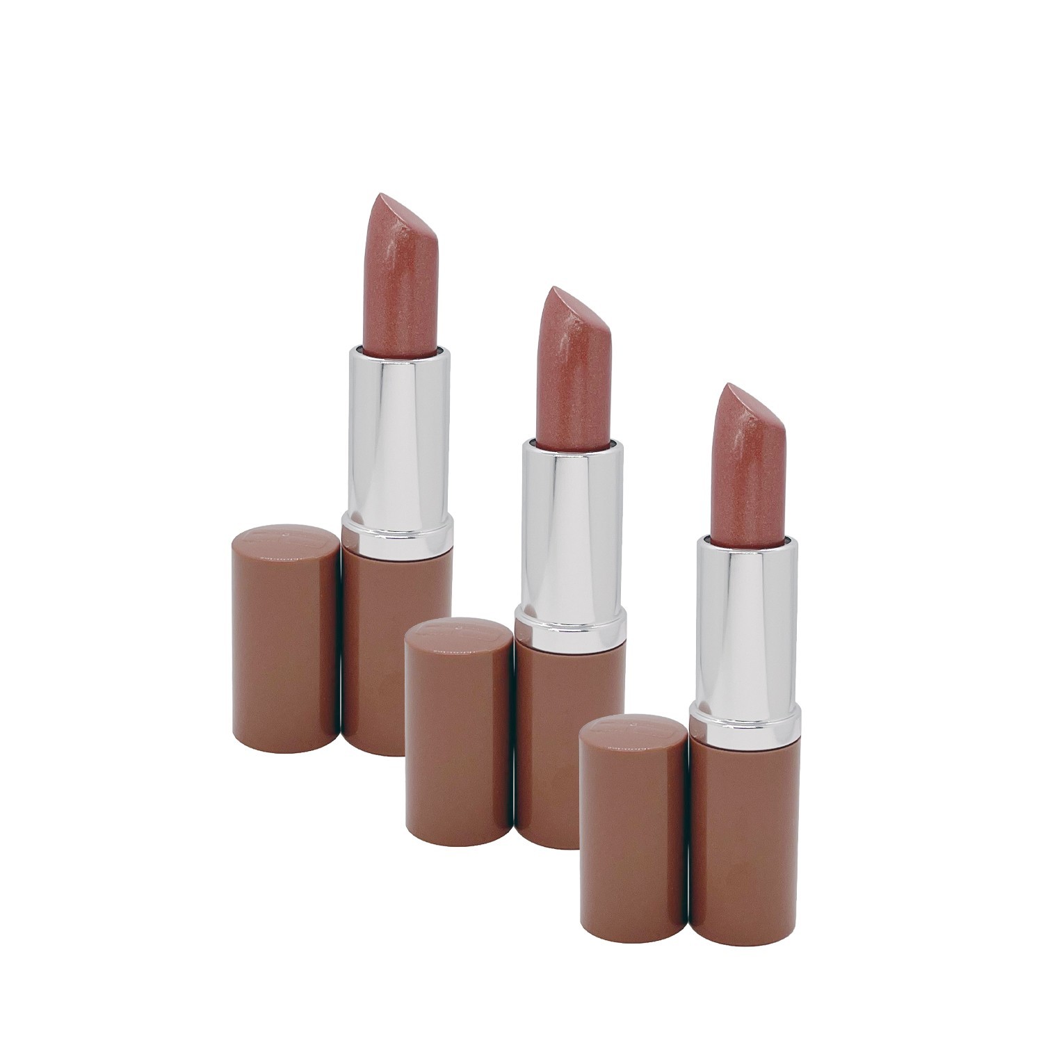 3 pack – Clinique Pop Lipstick, 02 BARE POP, FULL Size NEW