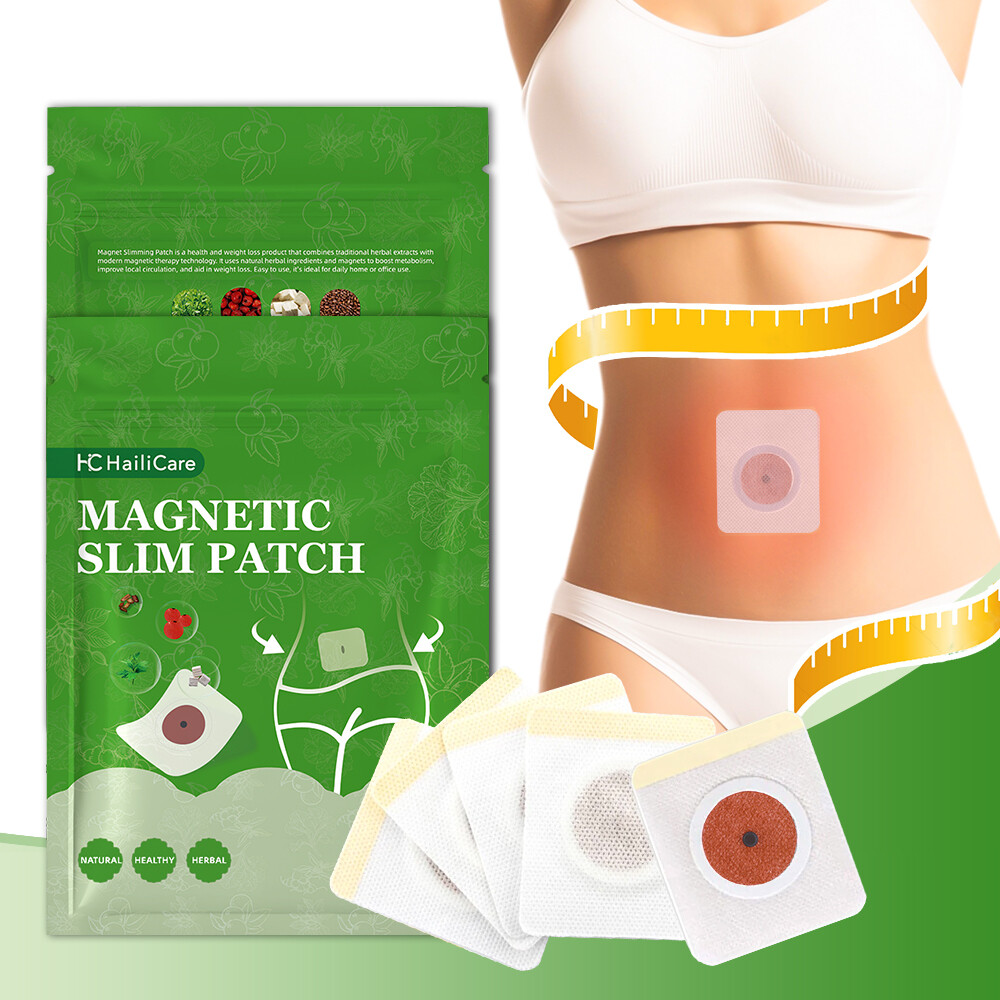 60PCS Magnetic Belly Slimming patch Natural Weight Loss Detox Burn Fat Adhesive