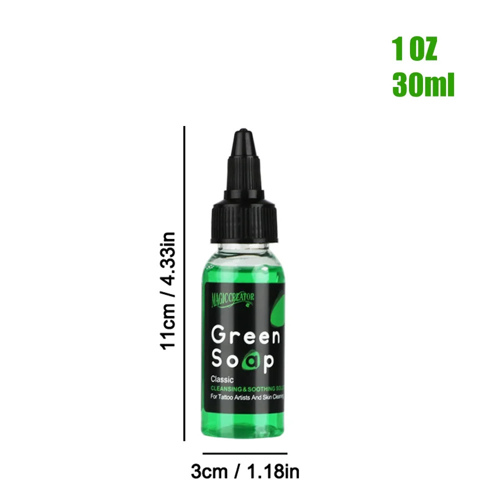 Ultra Concentrated Tattoo Green Soap Cleaning Kit with 150ml Foaming Bottle
