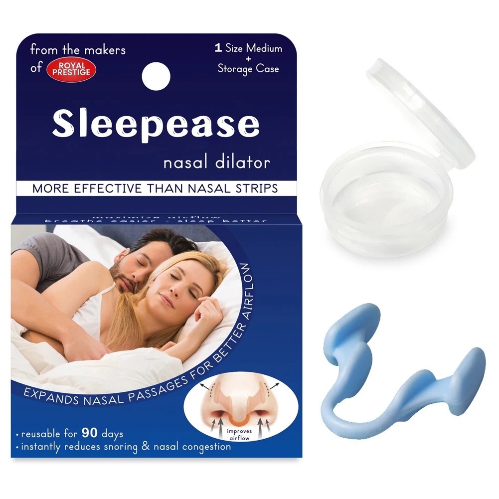 Silicone Nose Clip Anti Snoring Nasal Dilator Stop Aid Easy Breathe for Sleeping