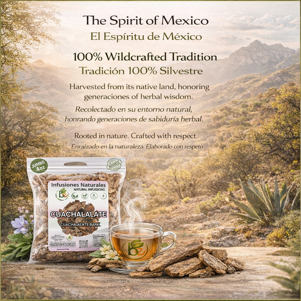 Cuachalalate Herbal Tea 4 oz-113g. Mexican Cuachalala, Cuachalalate Herbal Tea W