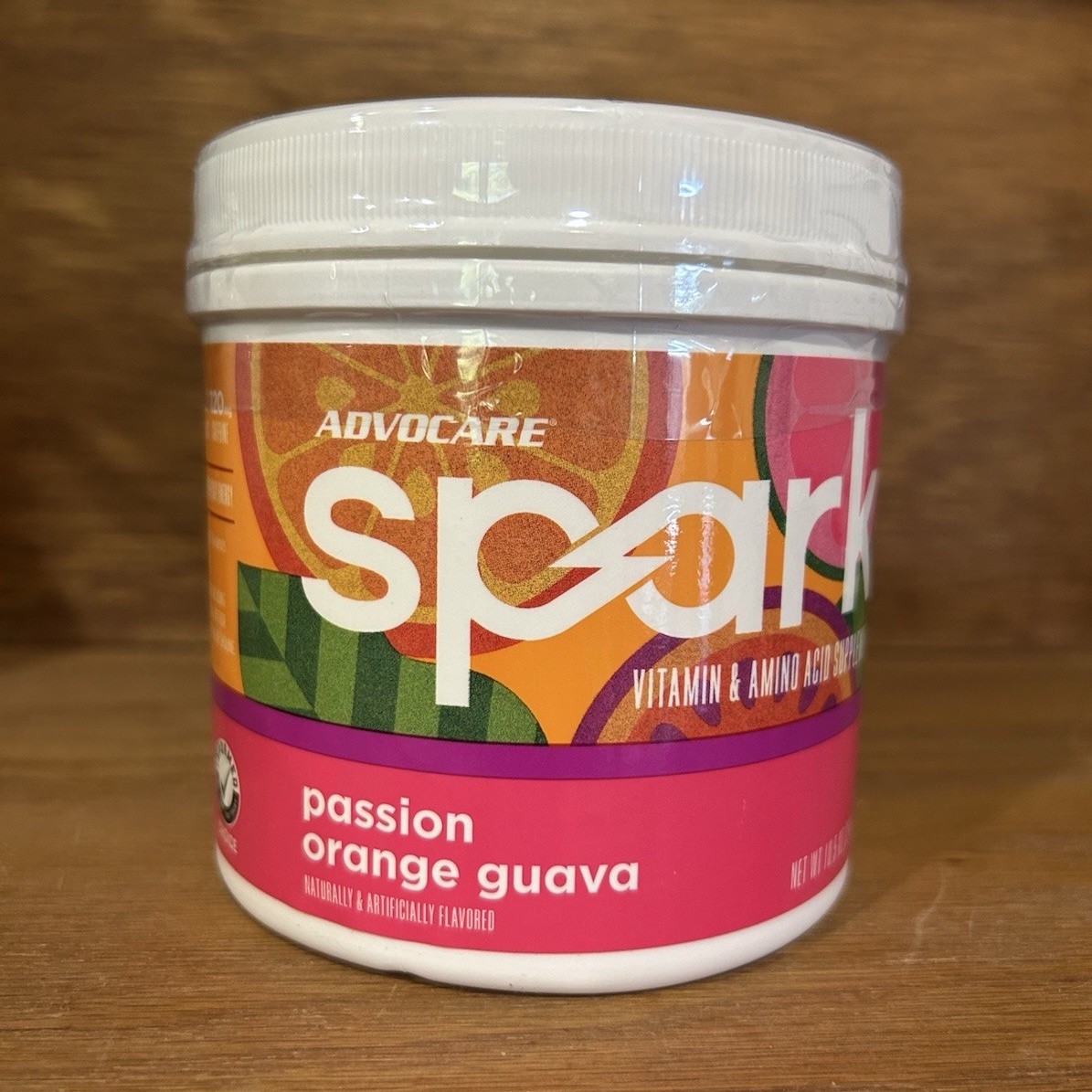 AdvoCare Spark Energy Drink Mix Powder Passion Orange Guava 42 Servings 7g
