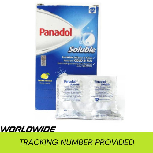 120’s Tablets Panadol Soluble Paracetamol 500mg Pain Relief Headache Fever