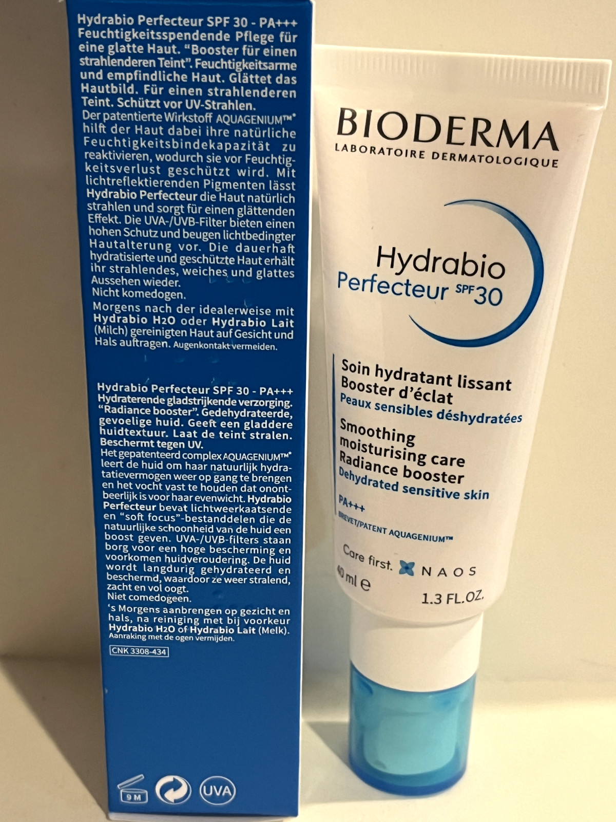 BIODERMA HYDRABIO PERFECTEUR SPF30 40ML RADIANCE BOOSTER Exp 02/2026 NIB