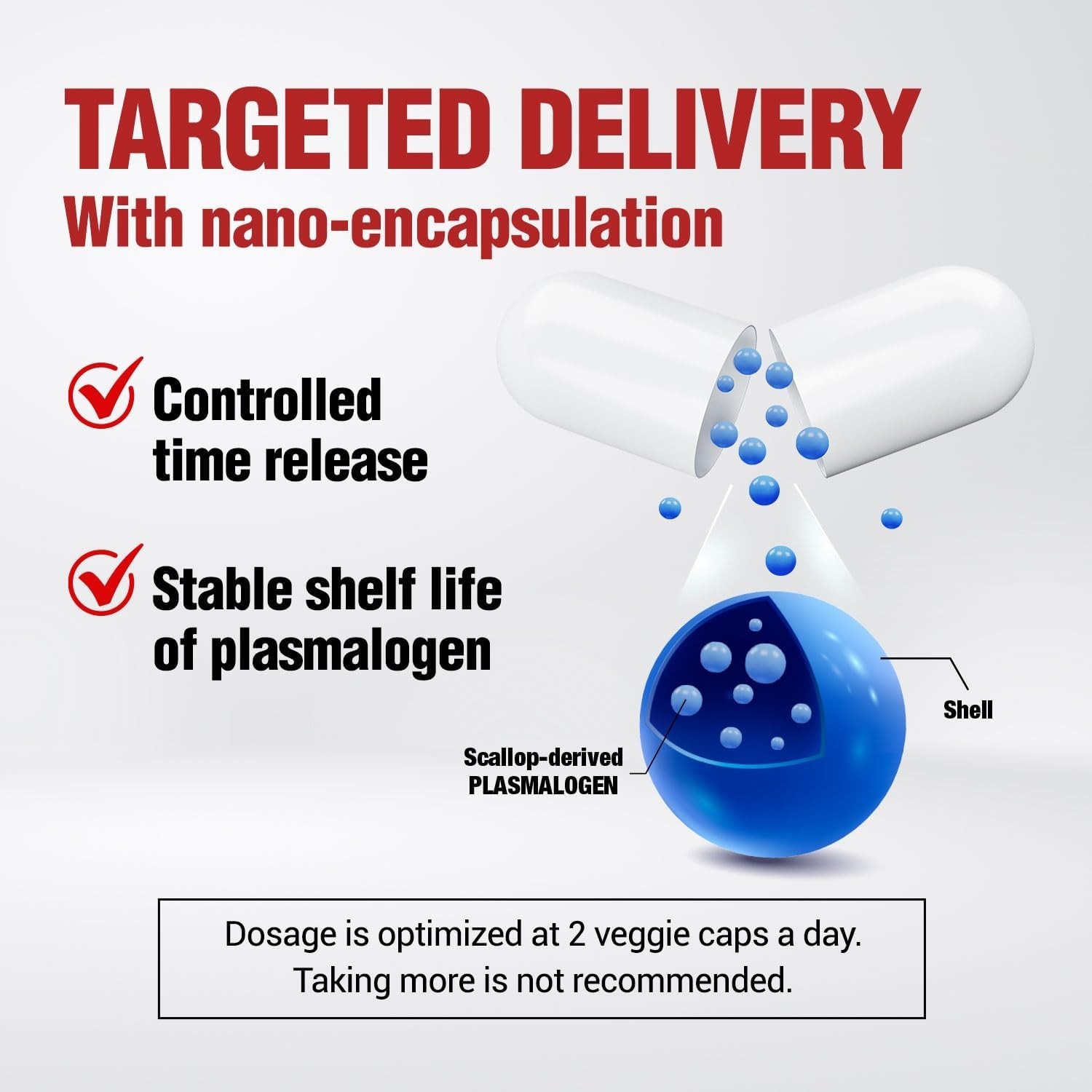LABO Nutrition NeuroREGAIN – Scallop-derived PLASMALOGEN 60 Count (Pack of 1)