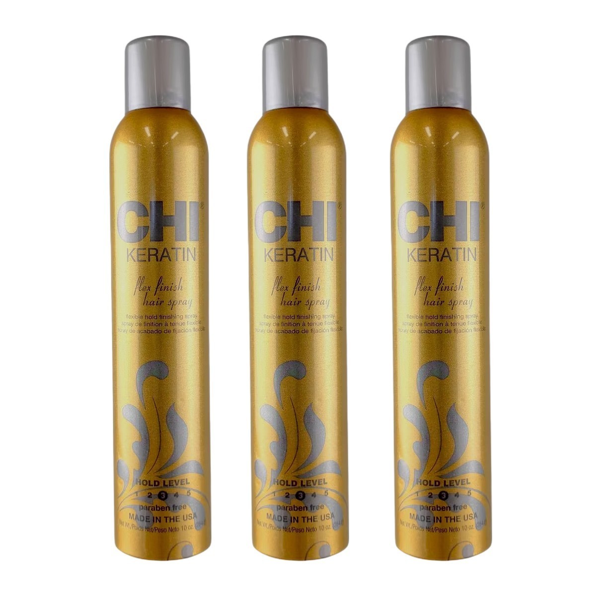 CHI Keratin Flex Finish Hair Spray 10 fl. oz. – 3PK