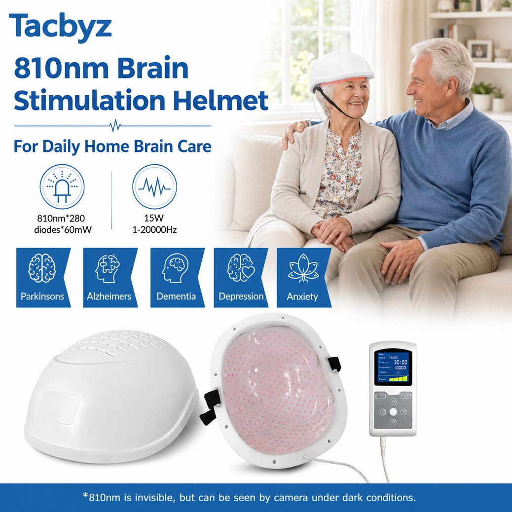 Cognitive Improvement Focus Memory Boost 810nm NIR Light Therapy Brain Device