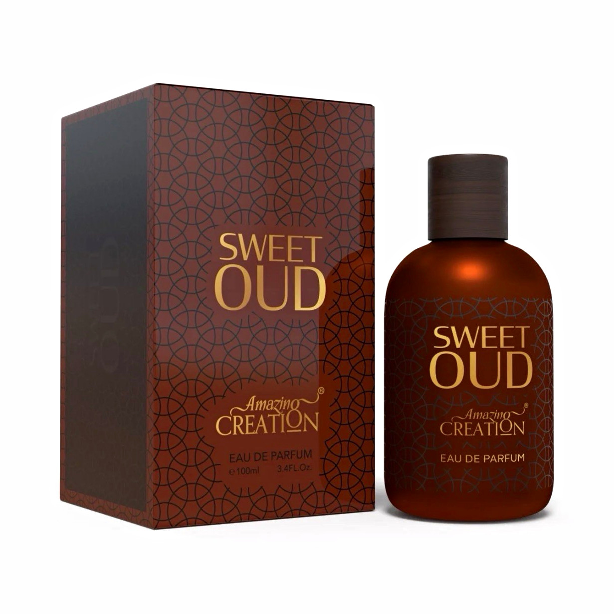 Amazing Creation Sweet Oud Eau de Parfum Spray 3.4 fl oz Oud Amber Musky