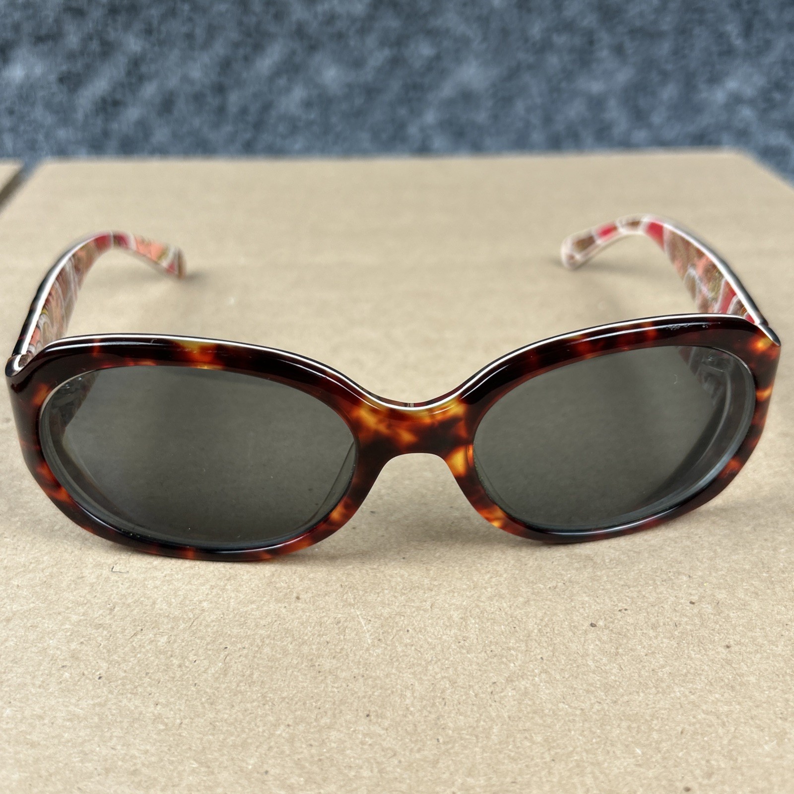 Vera Bradley Sunglasses Frames Only Rosy Posies Samantha 58-19-130. G149